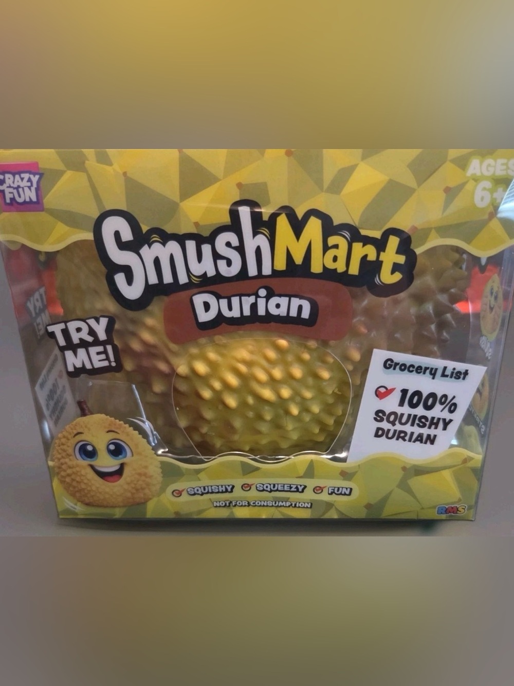 Crazy Fun SmushMart Sunny Days Squishy Durian Squeezy